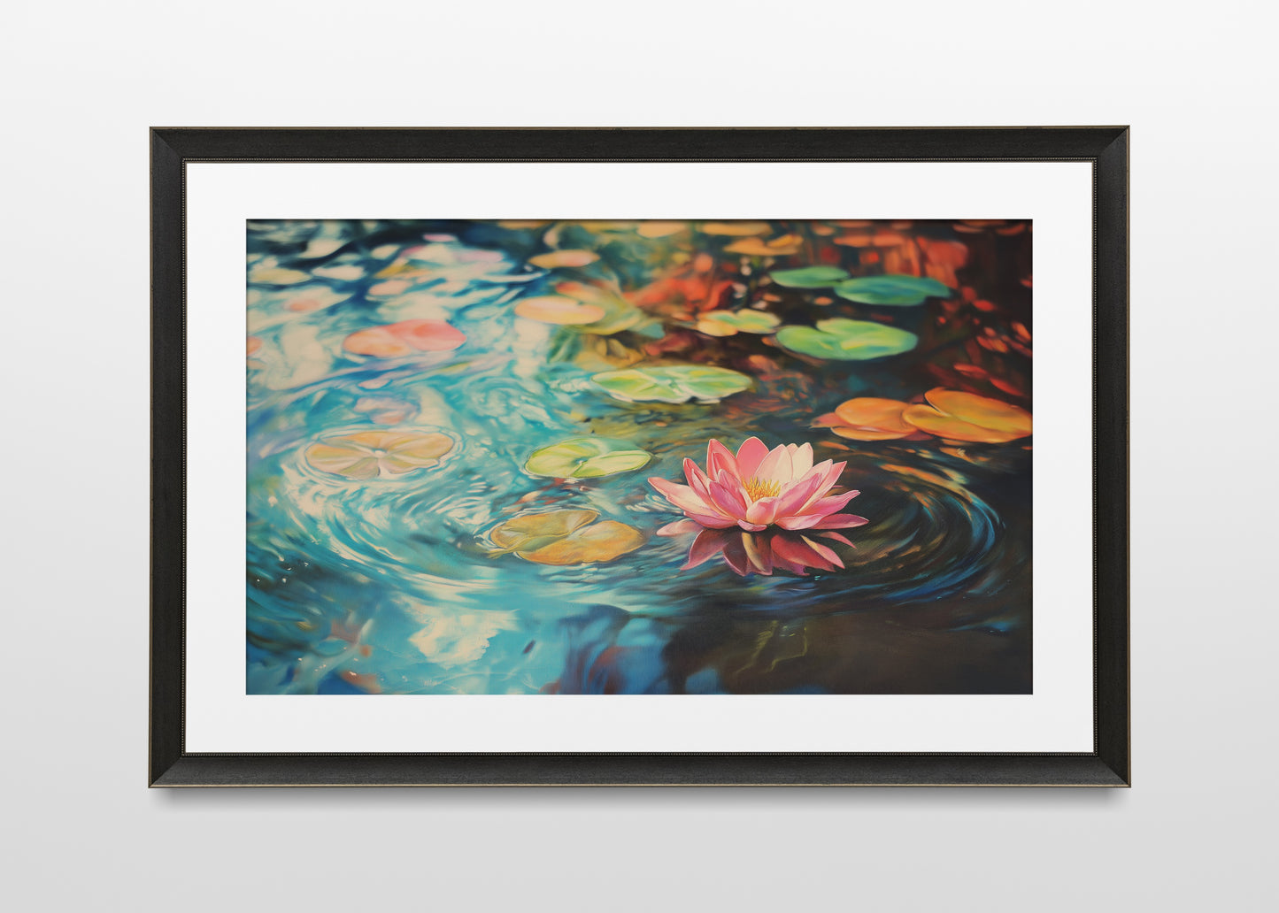 #1068: Digital Artwork - Lily pond III