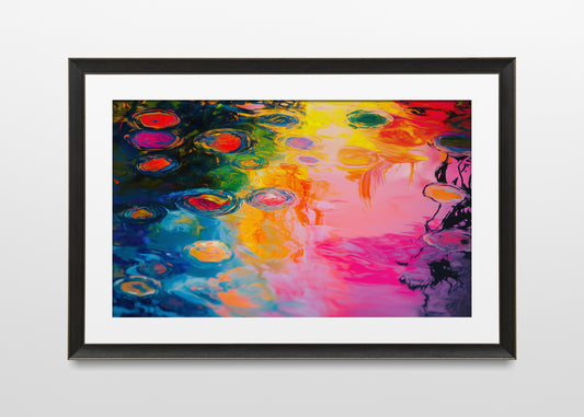 #1069: Digital Artwork - Vibrant pond