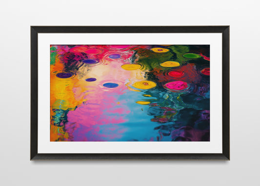 #1070: Digital Artwork - Vibrant pond II