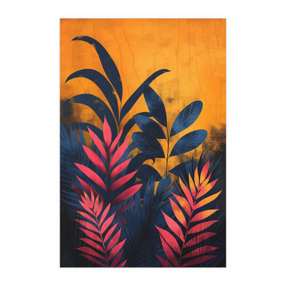 #1008: Silk Poster - Botanical Garden 3