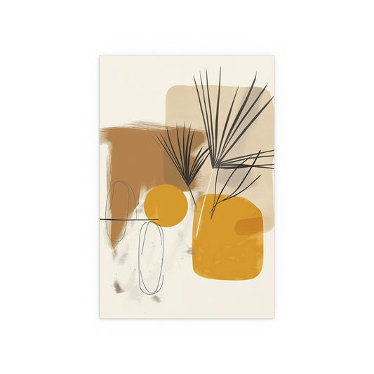 #1013: Silk Poster - Abstract Boho Art II