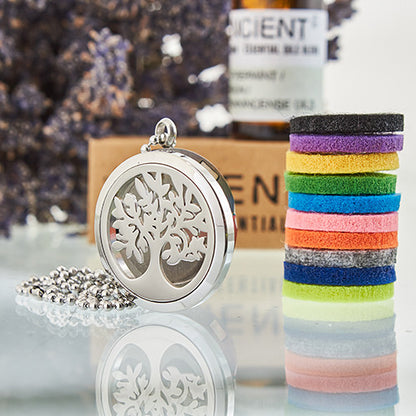 Aromatherapy Diffuser Necklace - Tree of Life 30mm