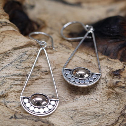 Silver & Gold Earring - Luna Balance