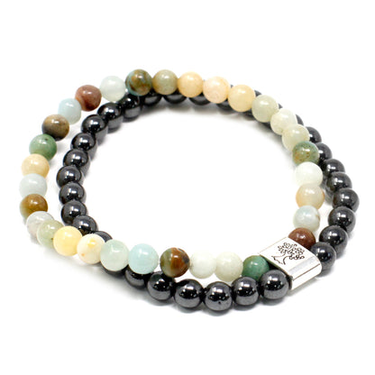 Magnetic Gemstone Bracelet - Amazonite