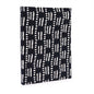 Cotton Bound Notebooks 20x15cm - 96 pages - Black Dots & Dashes