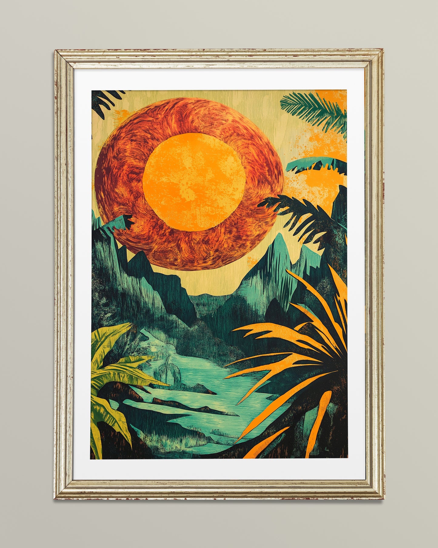 #1878: Digital Artwork - Tropical Sun