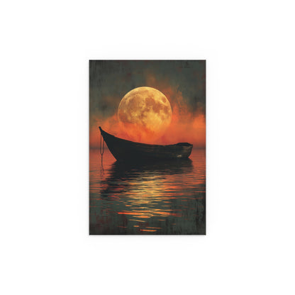 #1005: Silk Poster - Floating under Moonlight