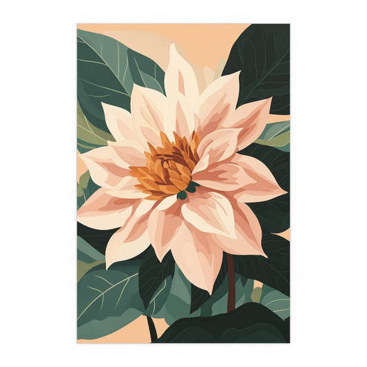 #1048: Silk Poster - Vibrant Dahlia