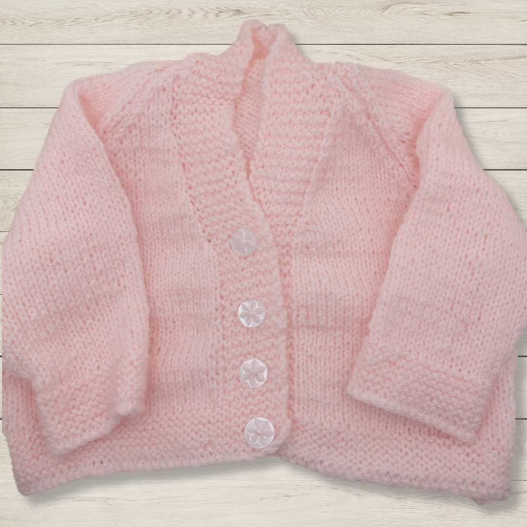 Hand-Knitted Baby Cardigan