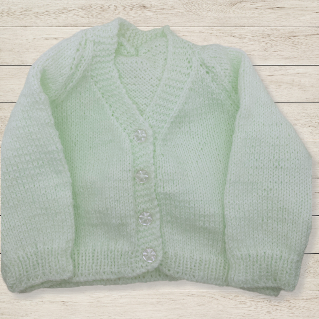 Hand-Knitted Baby Cardigan