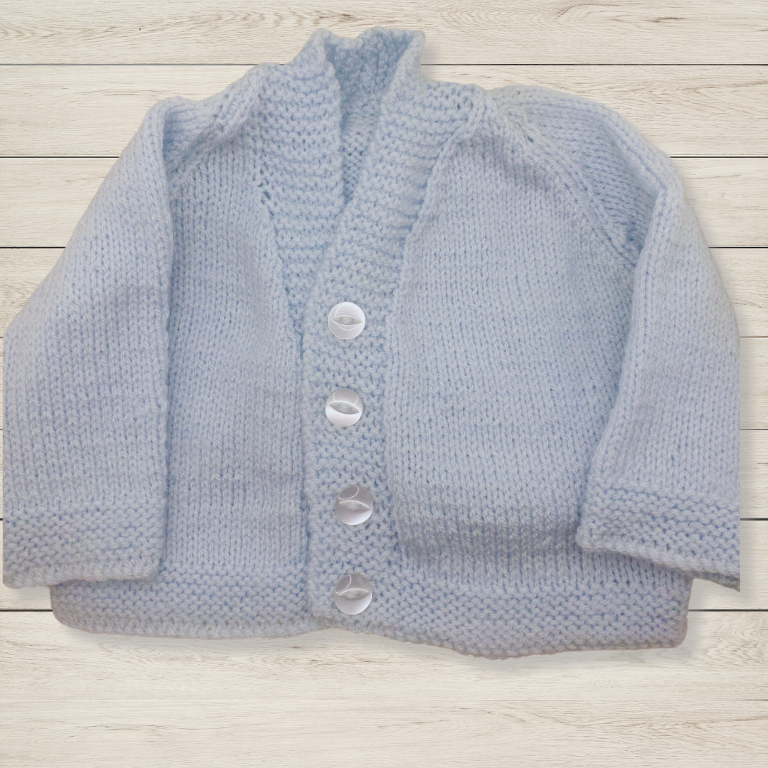 Hand-Knitted Baby Cardigan