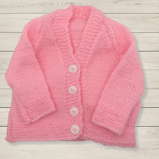 Hand-Knitted Baby Cardigan